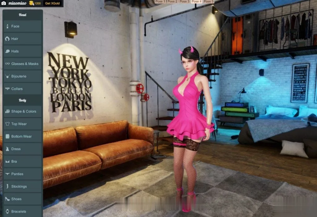 【3D模拟/欧美网游/全动态】3DXChat V2.6 离线破解版【步兵/精美画面/自由】【2.6G】 畅玩游戏 预览第7张-XACG动漫资源社——中文ACG动漫游戏社区