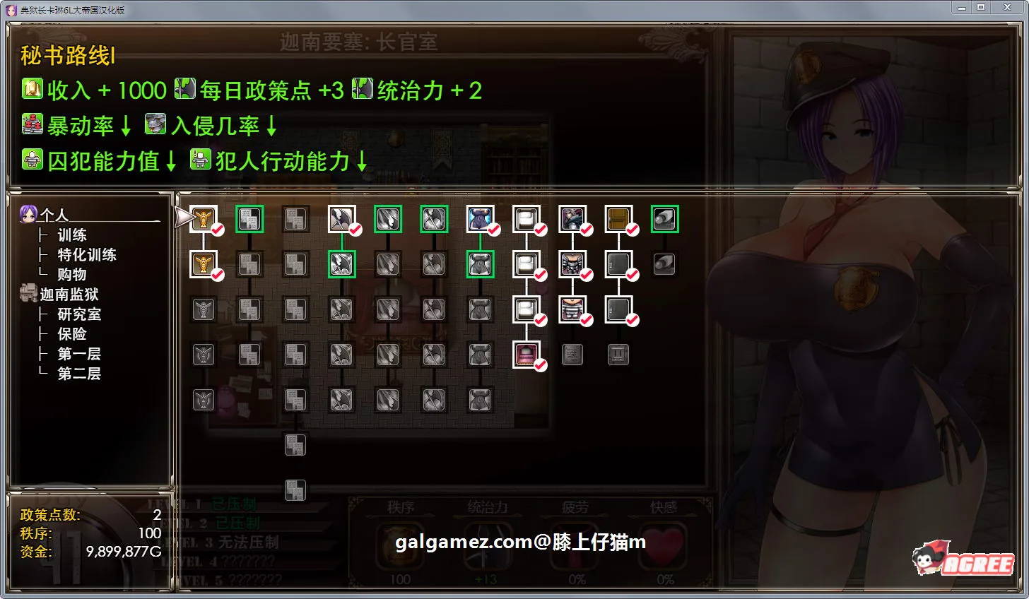 【爆款RPG/汉化/动态】卡琳·监狱长 V.7A.k 精翻作弊步兵魔改版【1月1日更新/1G】 畅玩游戏 预览第7张