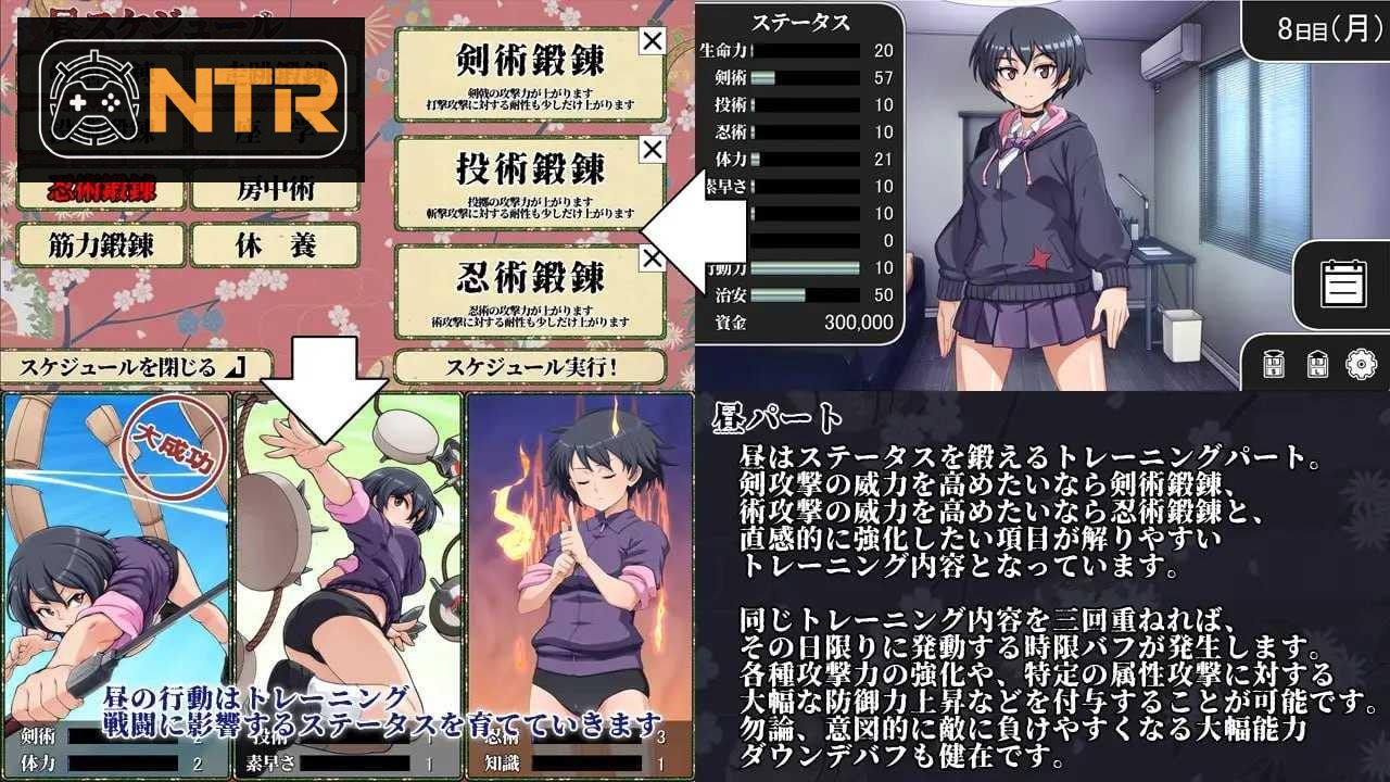 耀忍咲姬 影华 耀忍咲姫 影華 [AI汉化版] [PC] [SLG/动态H/汉化] [718M/百度云/FM]